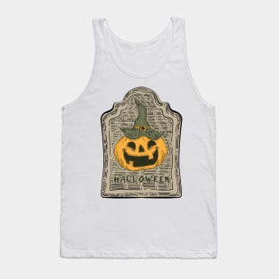 Engraved Halloween Tank Top